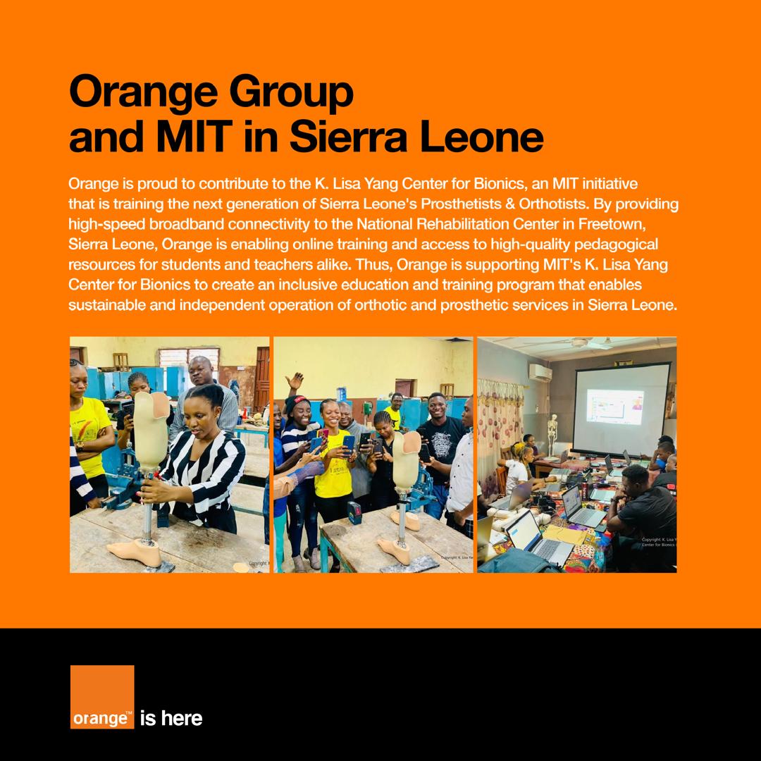 Orange Group and MIT in Sierra Leone